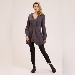 XCVI Fleece Mercantile Zip Jacket Coat